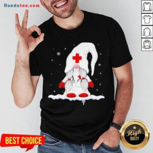 Pretty Gnome Nurse Christmas Sweater Shirt- Design By Handstee.com