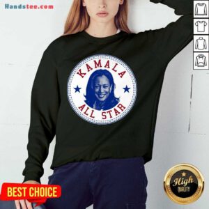 Pretty Kamala Harris Converse All Star Sweatshirt- Design By Handstee.com