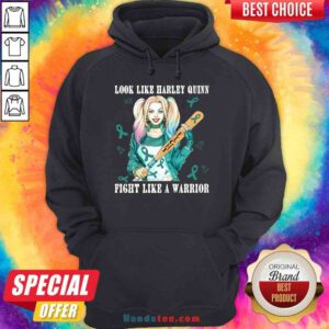 Pretty Look Like Harley Quinn Fight Like A Warrior Breast Cancer Hoodie- Design By Proposetees.com