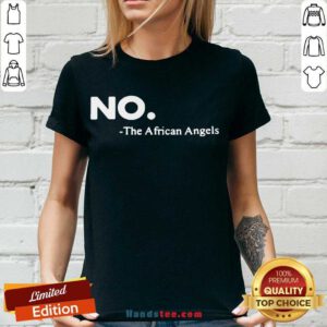 Pretty No The African Angels V-neck- Design By Handstee.com