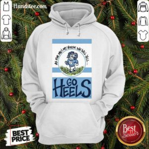 Pretty North Carolina Tar Heels As For Me And My House Garden Flag Go Heels Hoodie- Design By Handstee.com