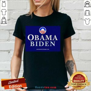Pretty Obama Biden President 46 America V-neck- Design By Handstee.com
