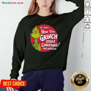 Pretty The Grinch 2020 How The Covid Stole Christmas Sweatshirt- Design By Handstee.com