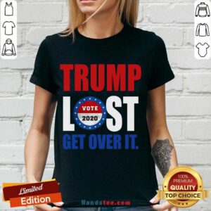 Pretty Trump Lost Biden Election 2020 Winner V-neck- Design By Handstee.com