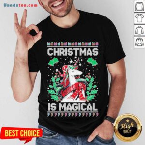 Unicorn Christmas Is Magical Ugly Christmas Shirt- Design By Handstee.com