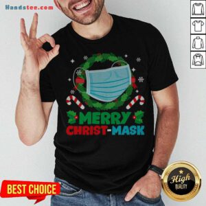 Cute Merry Christmask Christmas Pajama Shirt - Design By Handstee.com