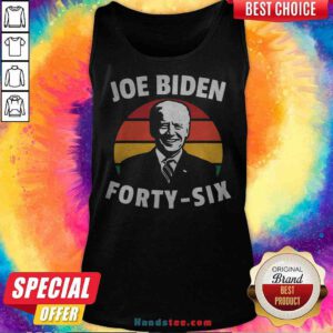 Top Joe Biden Forty-six Congratulations Mr President Vintage Retro Tank Top - Design By Handstee.com