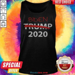 Hot Biden 2020 President Election Voting Anti-Trump Crossed Out Tank Top - Design By Handstee.com