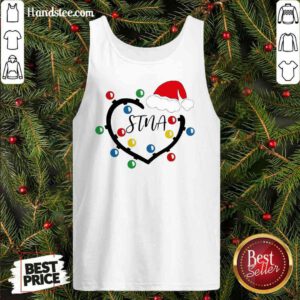 Top Heart Santa Stna Light Christmas Tank-Top- Design By Proposetees.com
