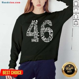 Top Joe Biden 2020 46 Lettering Sweatshirt- Design By Handstee.com