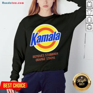Top Kamala Harris Removes Stubborn Orange Stains 2020 Sweatshirt- Design By Handstee.com