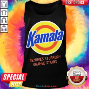 Top Kamala Harris Removes Stubborn Orange Stains 2020 Tank Top- Design By Handstee.com