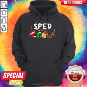 SPED Teacher Crew Christmas Hoodie- Design By Handstee.com