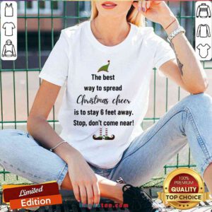 Nice The Best Way To Spread Christmas Cheer Elf V-neck - Design By Handstee.com