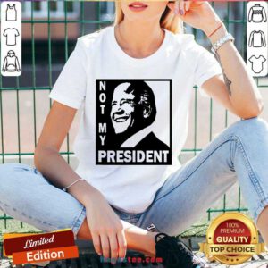 Top Biden Is Not My President V-neck- Design By Handstee.com