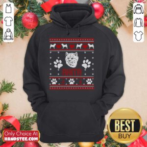 Akita Ugly Christmas Hoodie- Design By Handstee.com