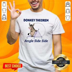 Awesome Donkey Theorem Angle Side Side Shirt - Design by handstee.com
