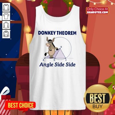 Awesome Donkey Theorem Angle Side Side Tank Top - Design by handstee.com