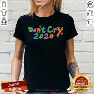 Awesome Dont Cry 2020 Coin V-neck- Design by handstee.com