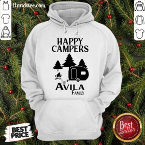 Awesome Happy Campers The Avila Family Hoodie - Design by handstee.com