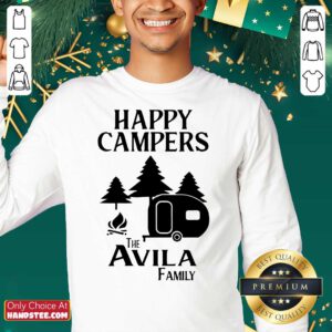 Awesome Happy Campers The Avila Family Sweatshirt - Design by handstee.com