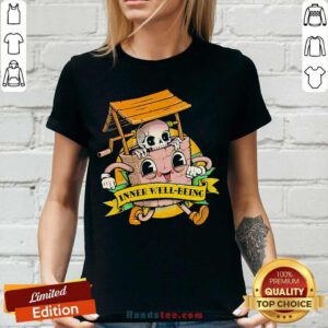 Inner Well-Being Vintage Cartoon V-neck- Design By Handstee.com