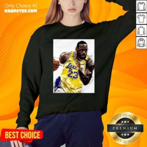 Awesome Lebron James 23 Los Angeles Laker Sweatshirt - Design by handstee.com