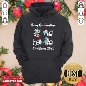 Mooeys Face Mask Mooey Quarantine Christmas 2020 Hoodie- Design By Handstee.com