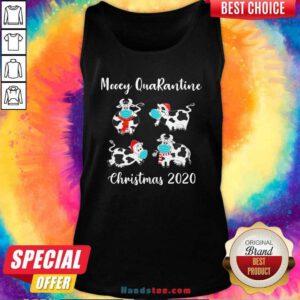 Mooeys Face Mask Mooey Quarantine Christmas 2020 Tank-Top- Design By Handstee.com