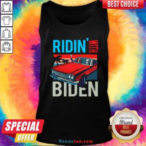 Car Riding With Biden Kamala Harris Joe Biden Vintage Retro Tank Top- Design by handstee.com