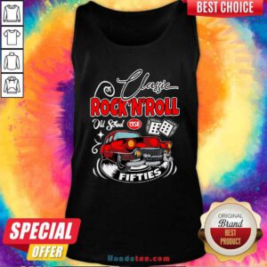 Classic Rockabilly Retro 1950s Sock Hop Rock And Roll Doo Wop 50s Tank Top - Design by handstee.com