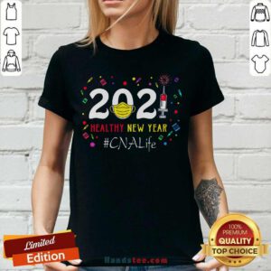 Funny 2020 Mask Vaccine Healthy New Year Cna Life V-neck - Design by handstee.com