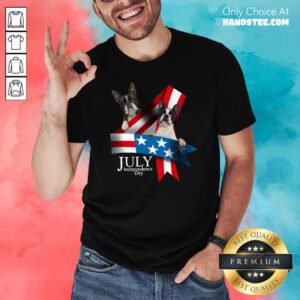 Funny American Flag French Bulldog 4 Of July Independence Day Shirt - Design by handstee.com