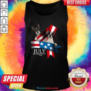 Funny American Flag French Bulldog 4 Of July Independence Day Tank top - Design by handstee.com