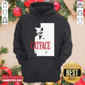 Funny Cat Face Hoodie - Design by handstee.com
