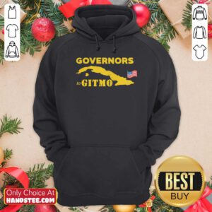 Governors To Gitmo American Flag Hoodie- Design By Handstee.com