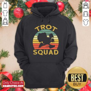 Funny Trot Squad Thanksgiving Turkey Trot Costume Vintage Hoodie - Design by handstee.com