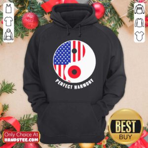Funny USA Japan Ying Yang Heritage For Proud Japanese American Flag Hoodie- Design by handstee.com