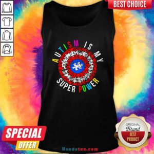 Good Autism Is My Superpower Tank Top - Design by handstee.com