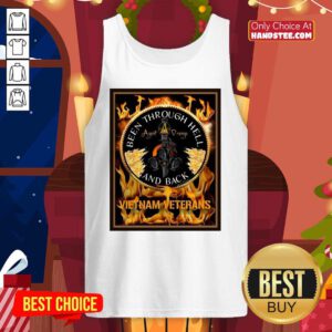 Good Been Through Hell Agent Orange And Back Vietnam Veterans Tank Top - Design by handstee.com