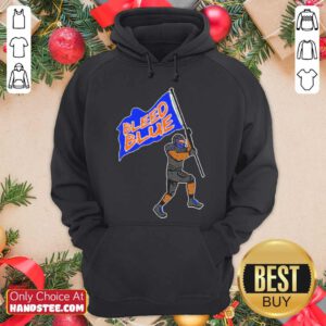 Bs Bleed Blue Hoodie- Design By Handstee.com