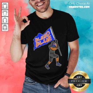 Bs Bleed Blue Shirt- Design By Handstee.com