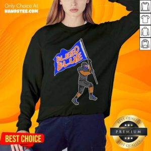 Bs Bleed Blue Sweatshirt- Design By Handstee.com