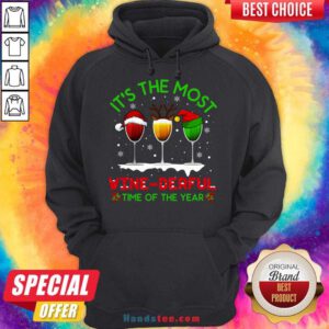 Christmas Wine Xmas Alcohol Pajama Pj Tops For Women Hoodie- Design By Handstee.com
