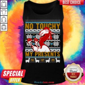 Emperor’s New Groove Kuzco No Touchy Ugly Christmas Tank-Top- Design By Handstee.com