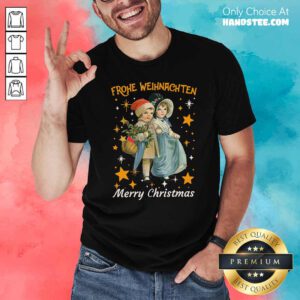 Frohe Weihnachten Merry Christmas Shirt- Design By Handstee.com