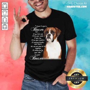 I Know I’m Just A Bull Boxer But If You Feel Sad Shirt- Design By Handstee.com