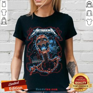 Metallica 30 12 2017 Birmingham England Genting Arena V-neck- Design By Handstee.com