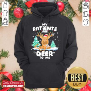 Reindeer My Patients Are Beer To Me Christmas Hoodie- Design By Handstee.com