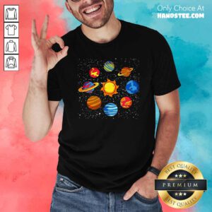 Good Universe Planets Gift Idea Science Lover Astronomy Shirt- Design by handstee.com